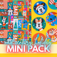 STICKER SCRAP PACK - Mid Century Holiday