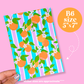 Journaling Paper Sticker - 5x7 Full Page Background Stickers (Florida)
