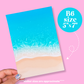 Journaling Paper Sticker - 5x7 Full Page Background Stickers (Florida)