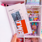 3.5x7.5 Junk Journal Storage Book - Guest Check (PURPLE)