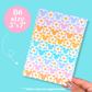 Journaling Paper Sticker - 5x7 Full Page Background Stickers (Pastel Magic)