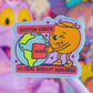 Waterproof Sticker - World Reset Button