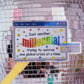 Waterproof Sticker - 90's Pop Up Window
