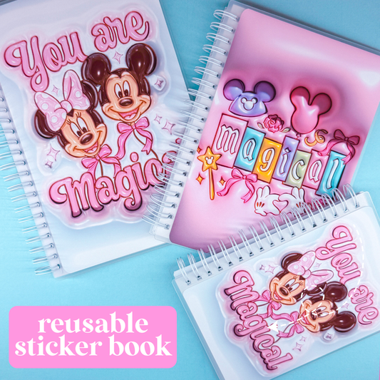 Reusable Sticker Books - 3D Puffy Magic