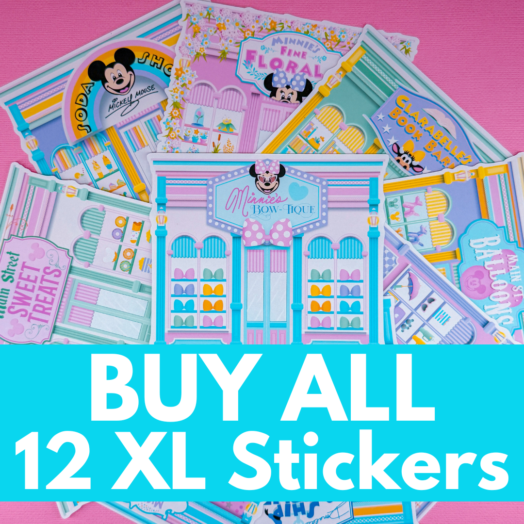 XL PAPER Journal STICKER - 2026 Storefront Die Cuts