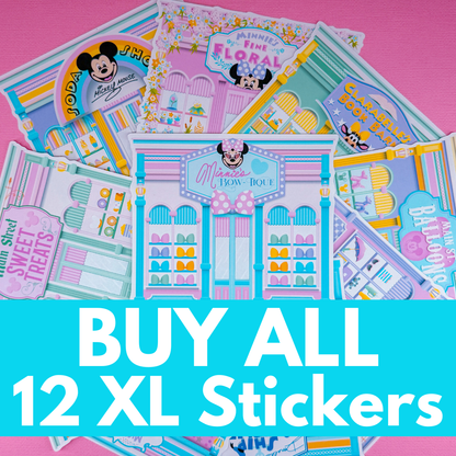 XL PAPER Journal STICKER - 2026 Storefront Die Cuts