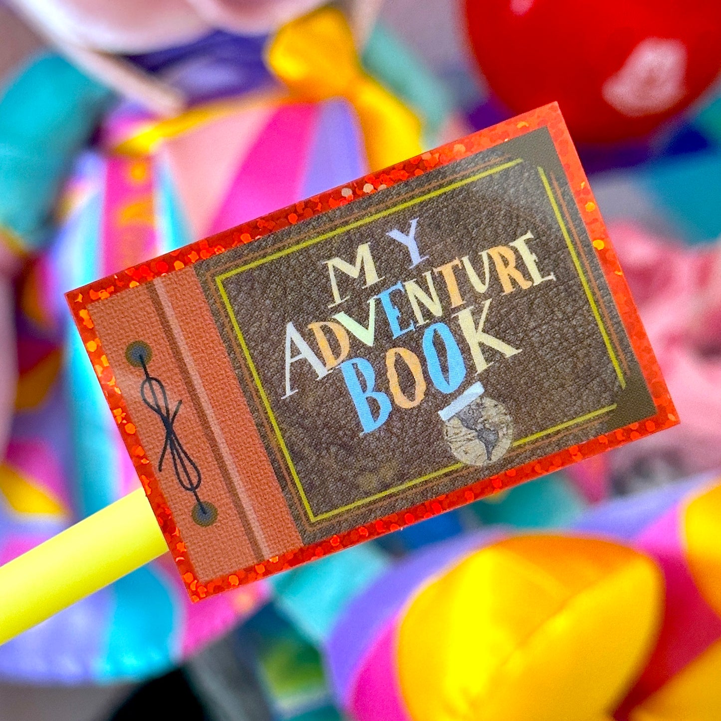My Adventure Book - Glitter Waterproof Sticker