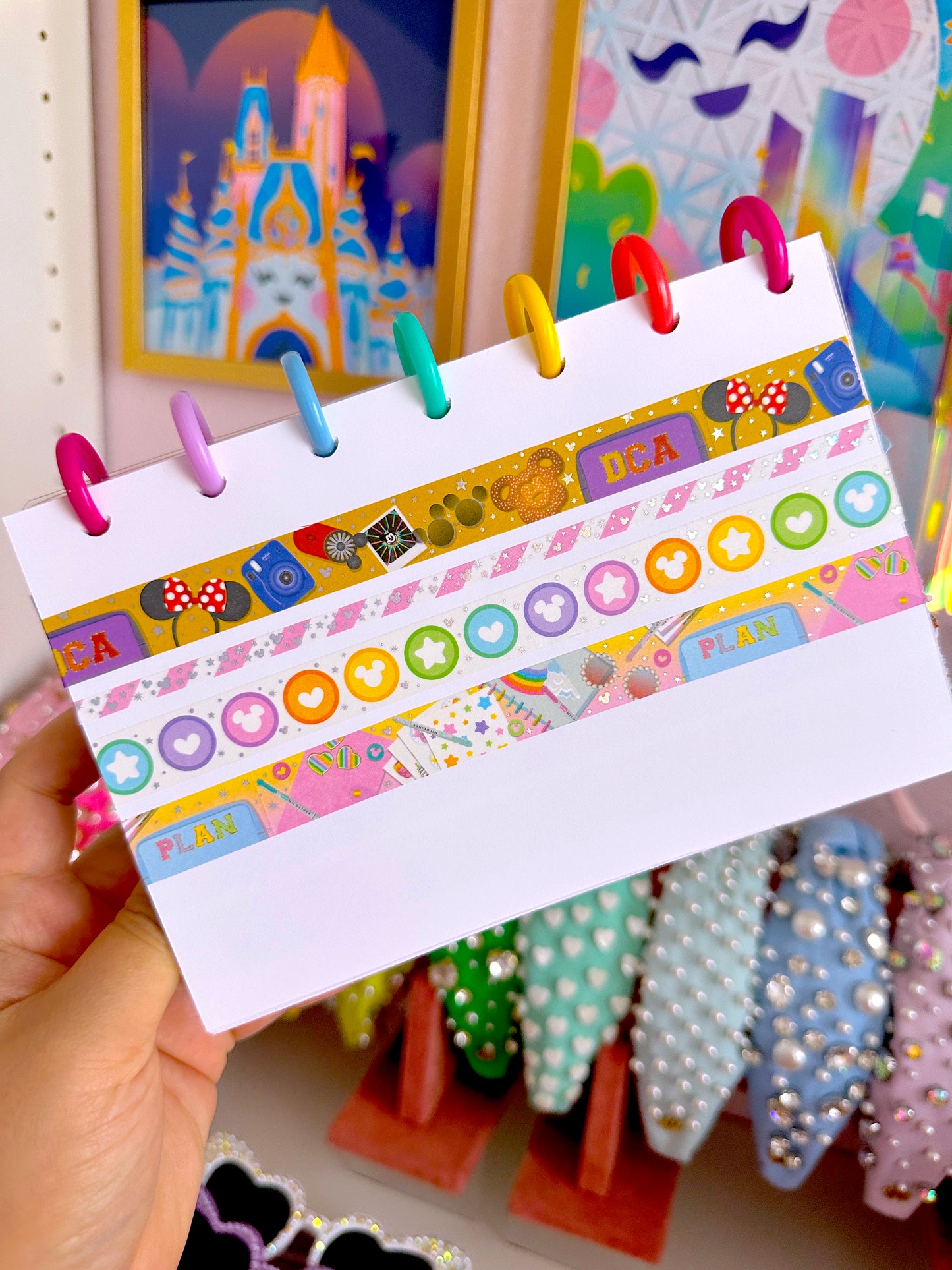 15MM Foiled Washi Tape - DCA Park Day Flat Lay