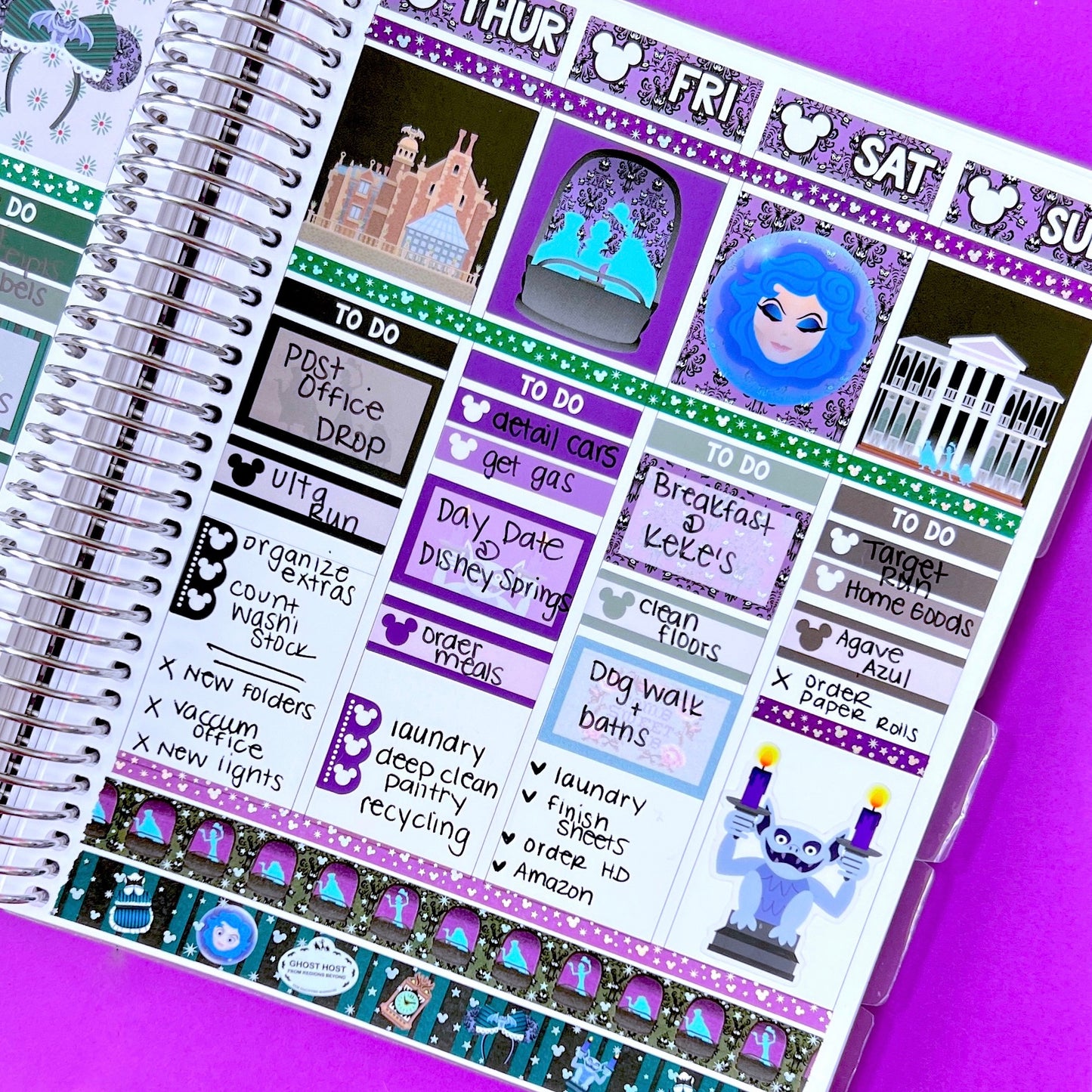 *OOPS* 2 PAGE Weekly Kit - Haunted Mansion