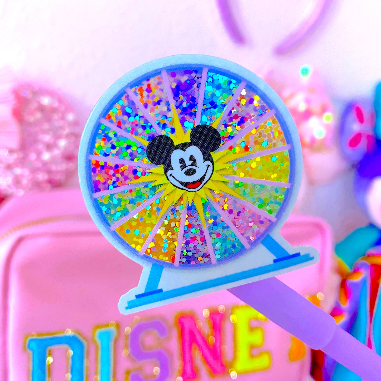 FUNWHEEL - Glitter Waterproof Sticker
