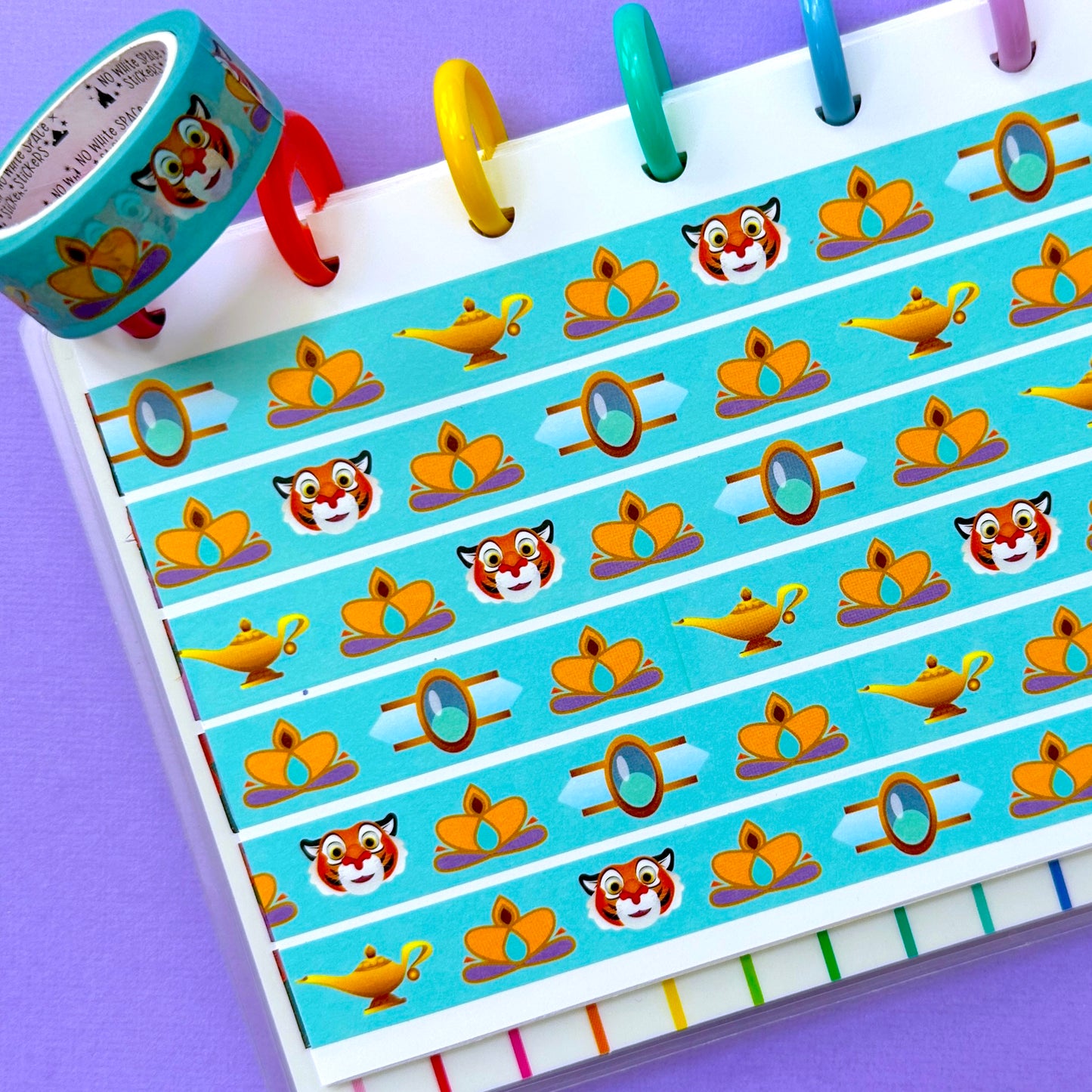$1 DEAL! 15MM Washi Tape - Jasmine (ALADDIN)