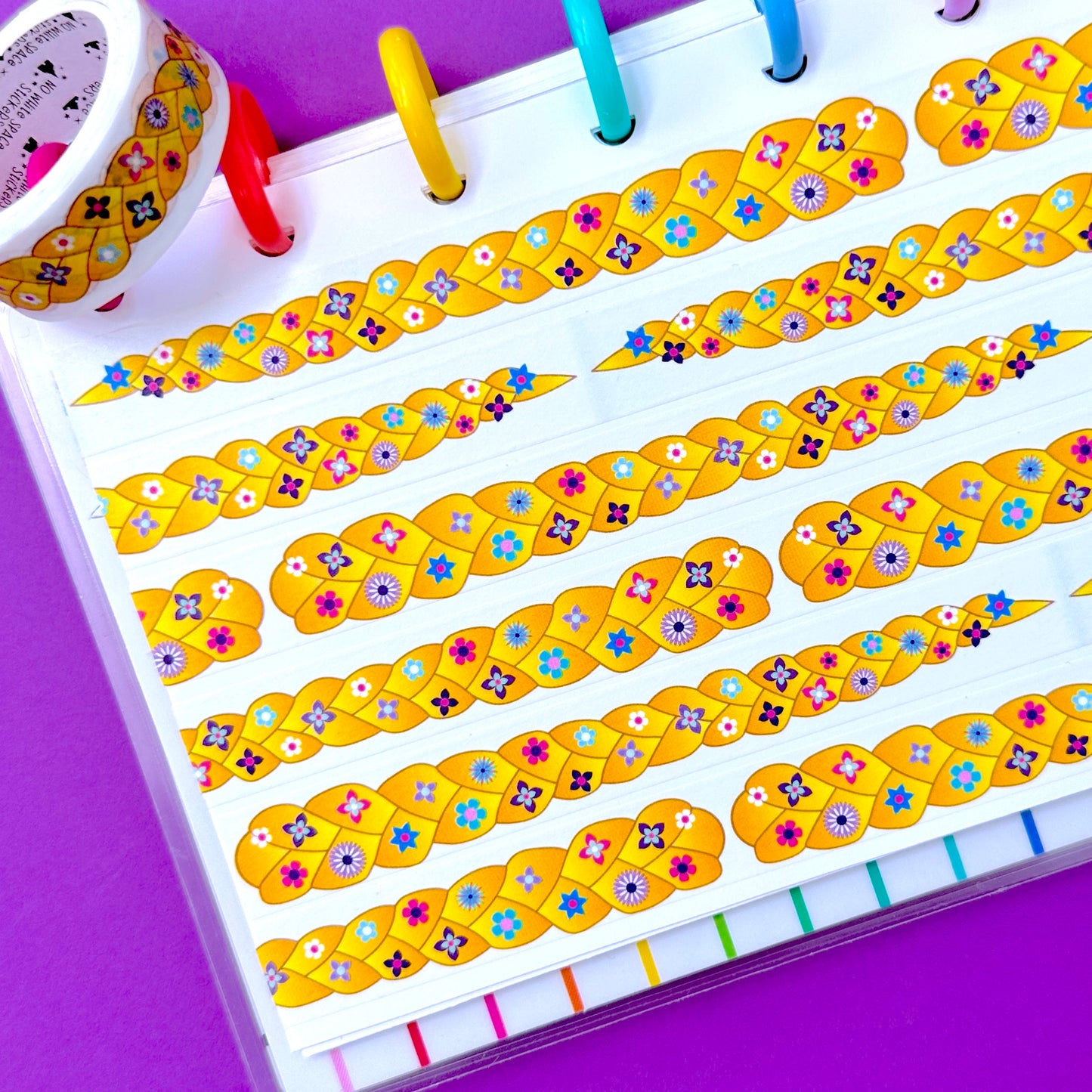 $1 DEAL! 15MM Washi Tape - Rapunzel Hair (TANGLED)