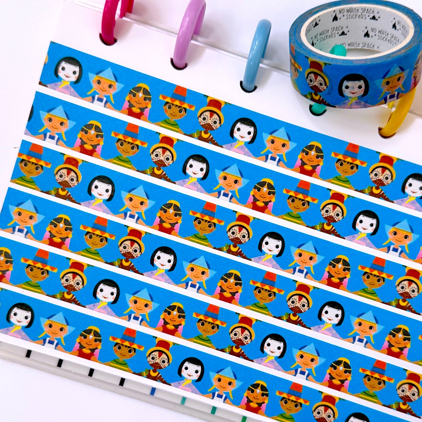 $1 DEAL! 15MM Washi Tape - Small World Kids (SMALL WORLD)
