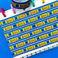 $1 DEAL! 15MM Washi Tape - Scream Cans (MONSTERS INC.)