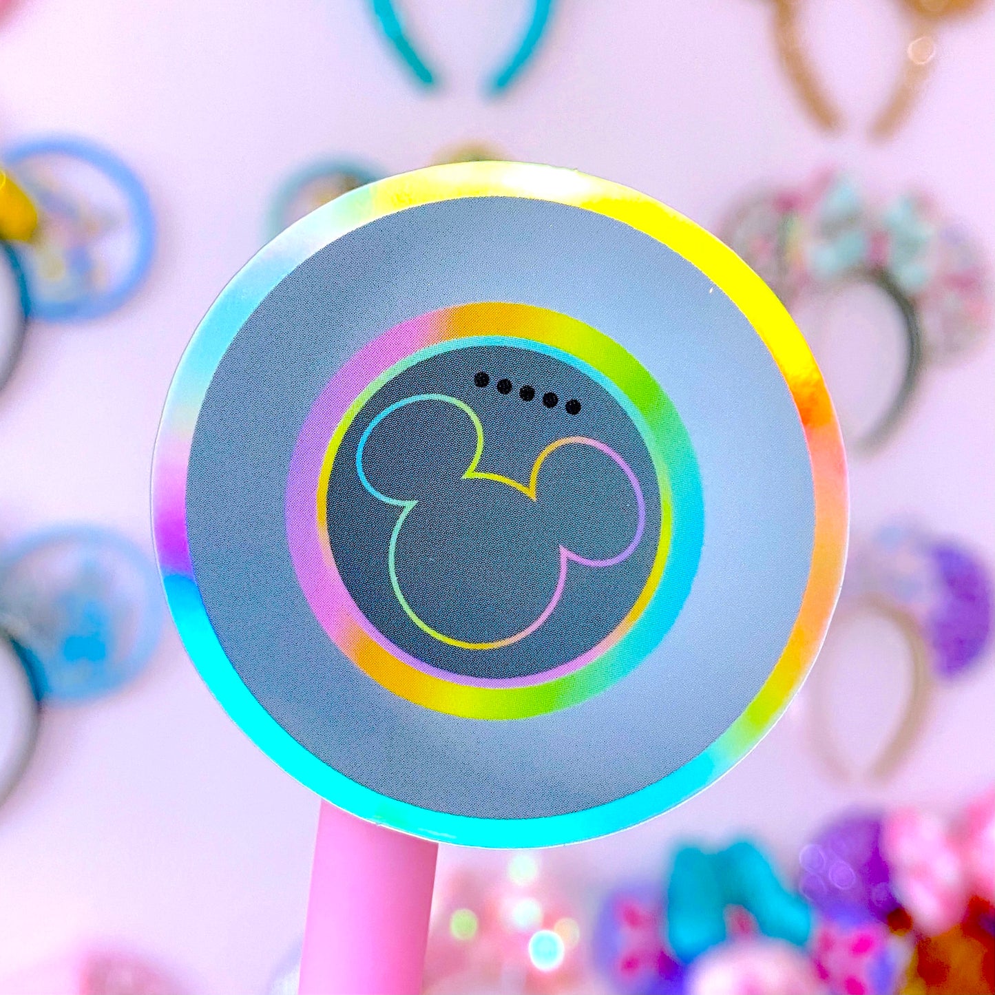Magic Band Scan - Holographic Waterproof Sticker
