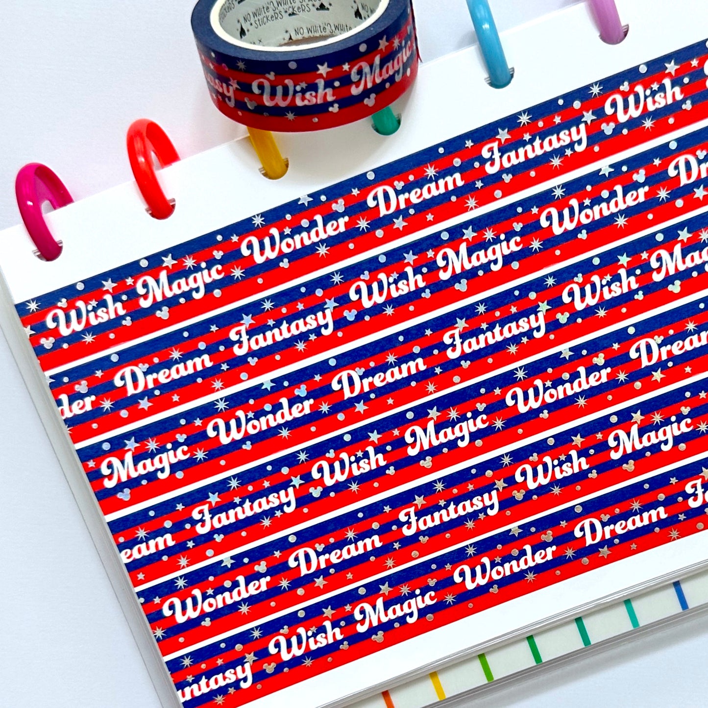 15MM Foiled Washi Tape - DCL Ship Names