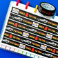 $1 DEAL! 15MM Washi Tape - Back --> Future (UNIVERSAL)