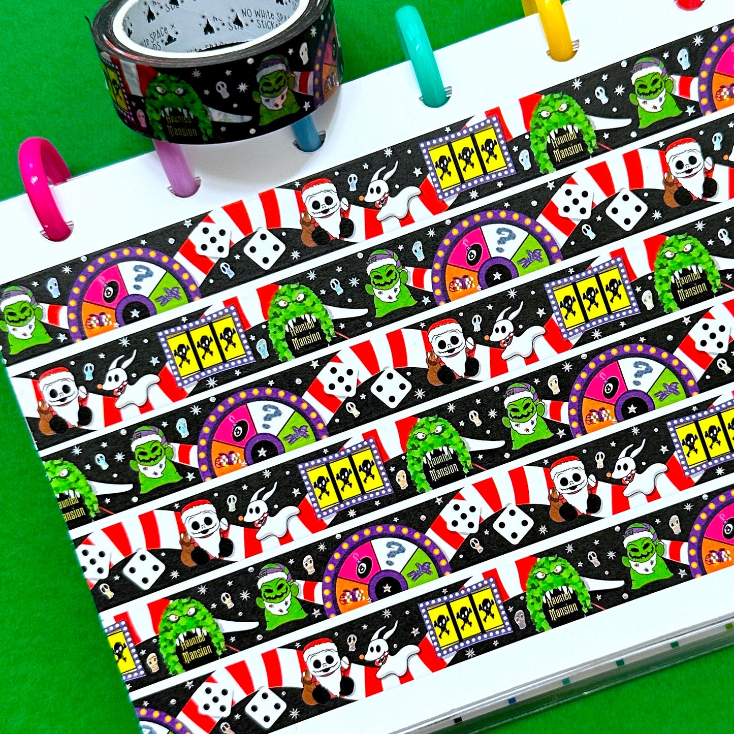 15MM Foiled Washi Tape - Haunted Mansion Overlay