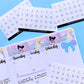 Journaling PAPER Stickers - Date Squares