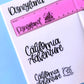 Journaling PAPER Stickers - Handlettered Park Days (WEST COAST)