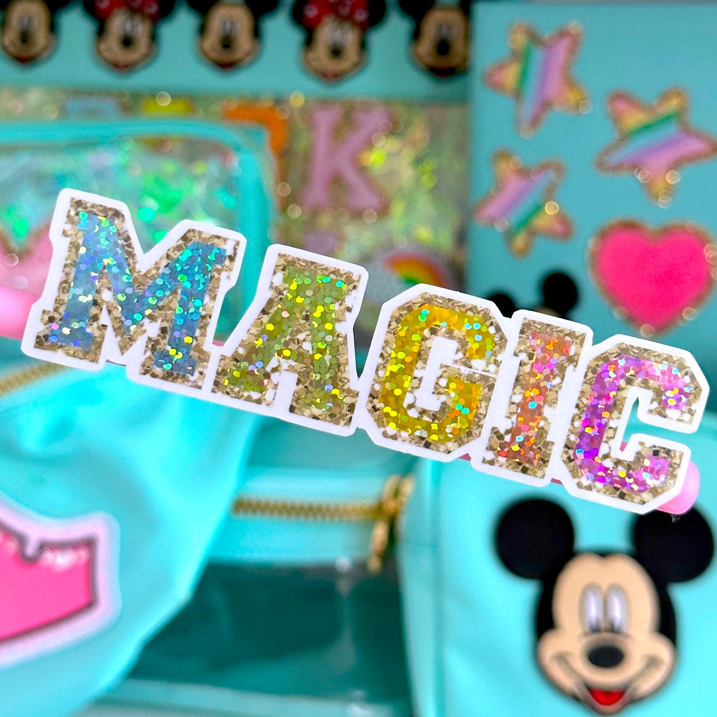 Glitter Waterproof Sticker - MAGIC