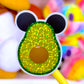 Glitter Waterproof Sticker - Magic Avocado