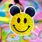 Glitter Waterproof Sticker - Magic Happy Face