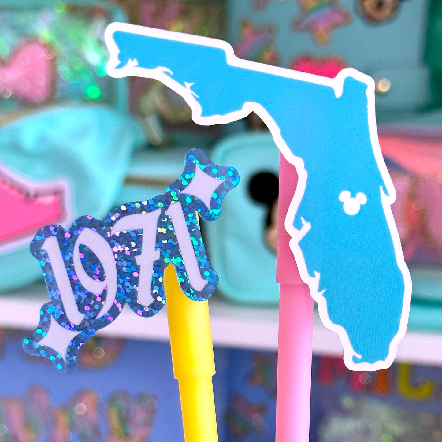 Glitter Waterproof Sticker - Florida Project