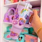 Glitter Waterproof Sticker - Figment Popcorn Bucket