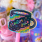 Glitter Waterproof Sticker - Rainbow Creative Juice Mug