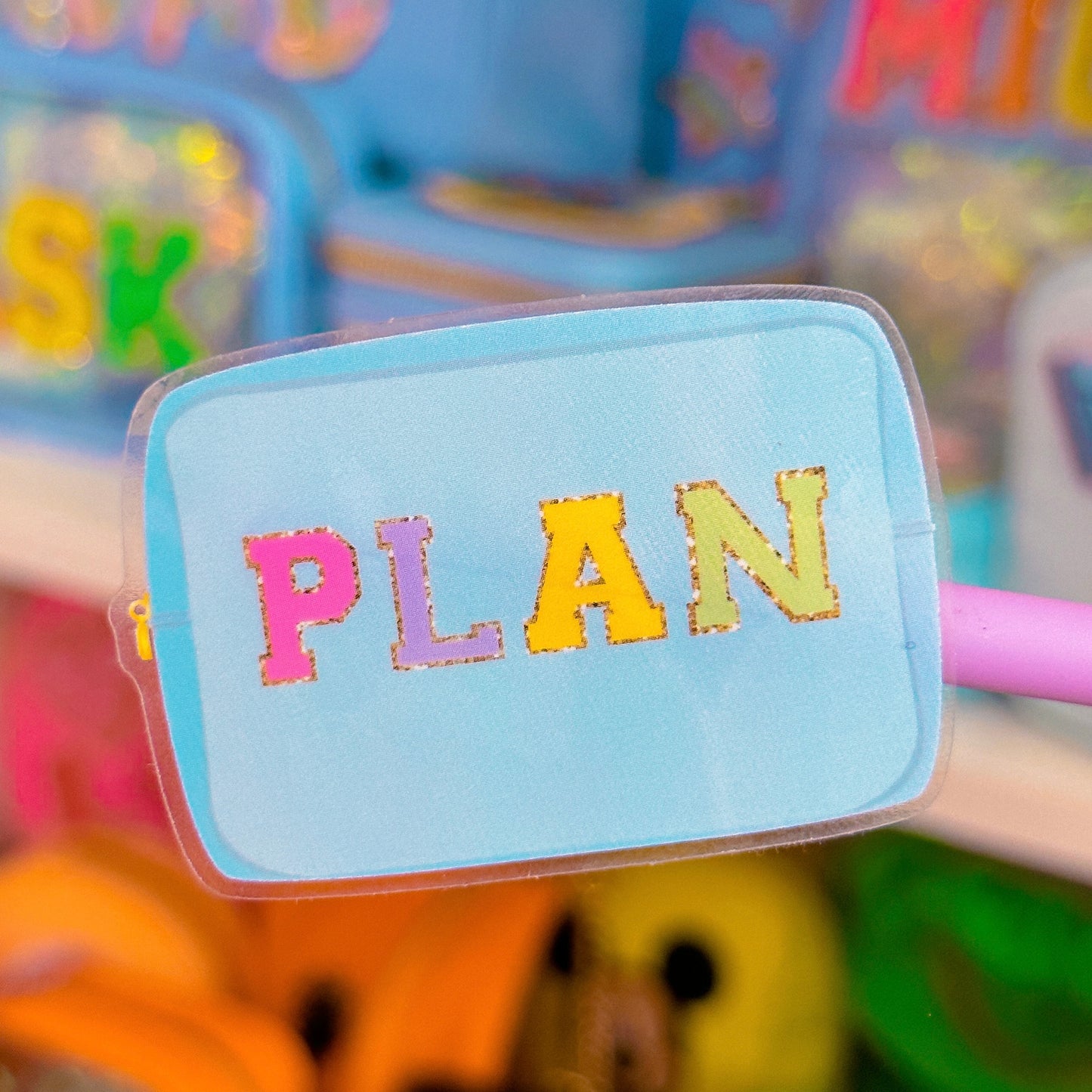 Clear Waterproof Sticker - Plan Pouch