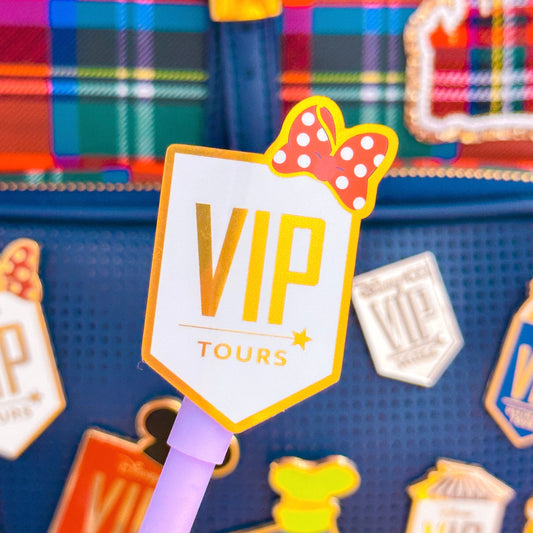 Waterproof Sticker - VIP Tours Minnie