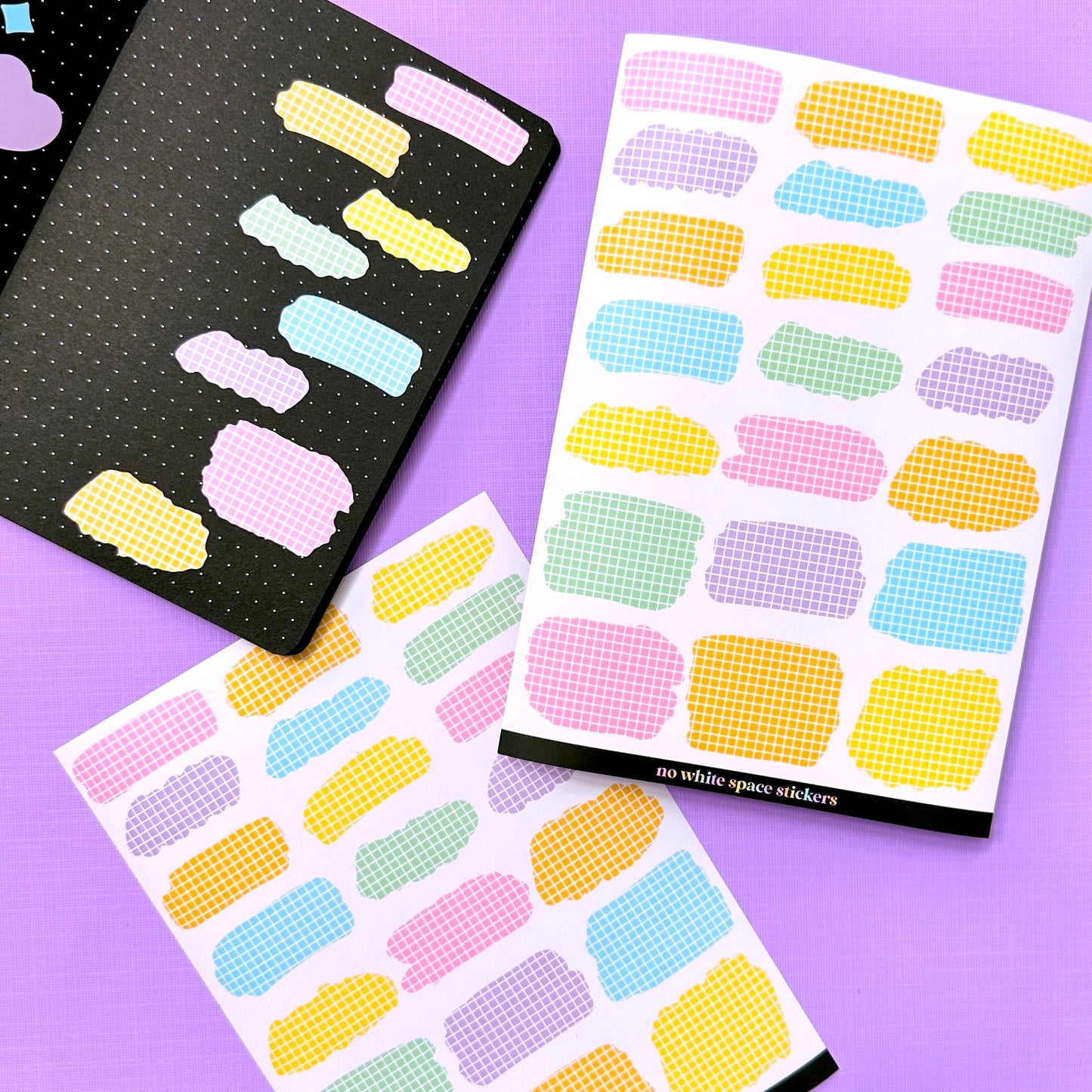 Journaling Brush Swatch Stickers - Pastel