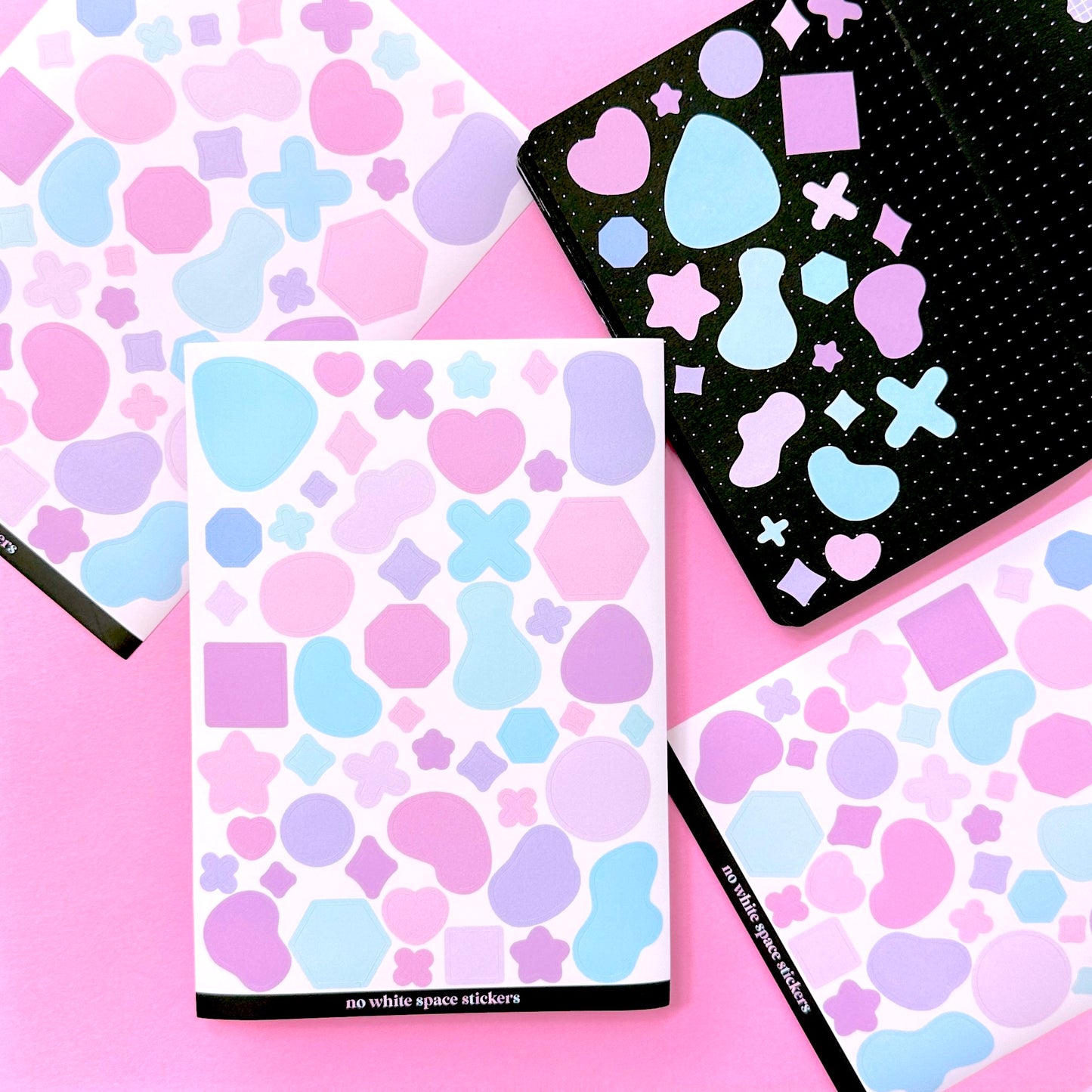 Journaling Abstract Shape Stickers - Ombre