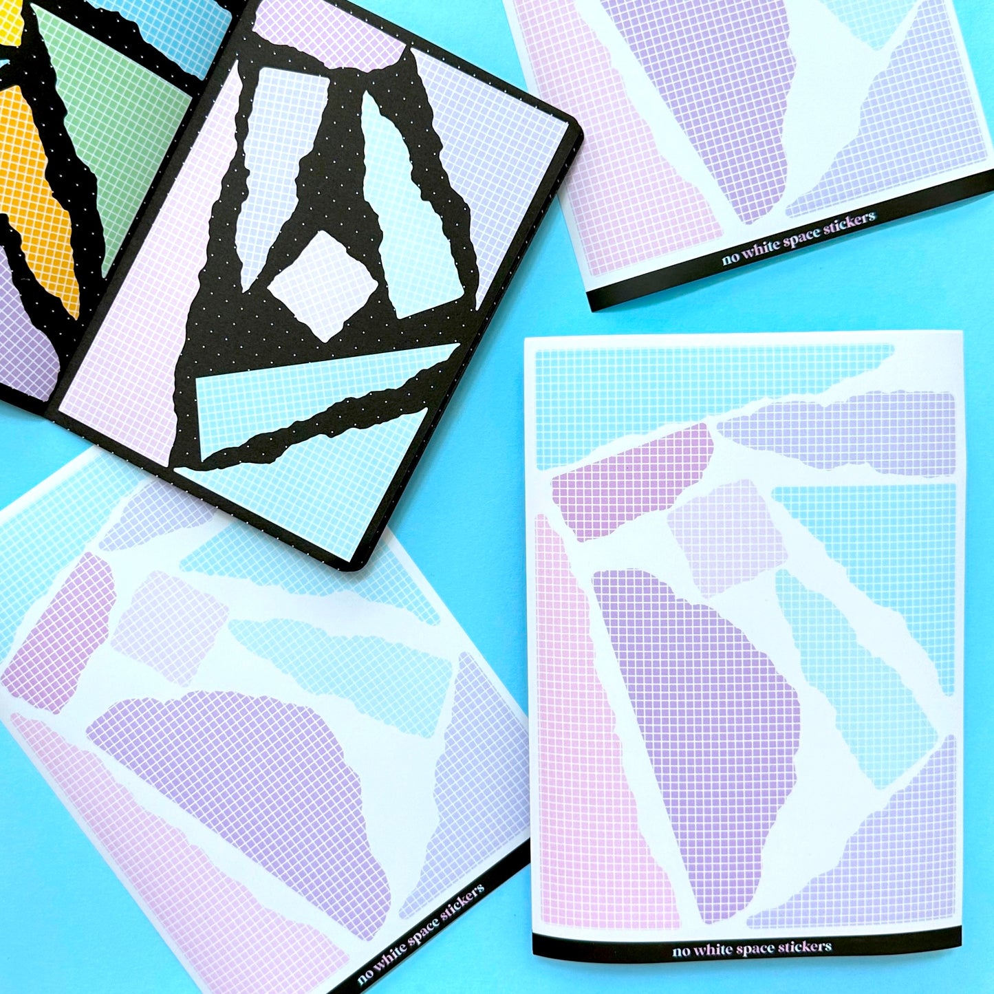 Journaling Page Rip Stickers - Ombre