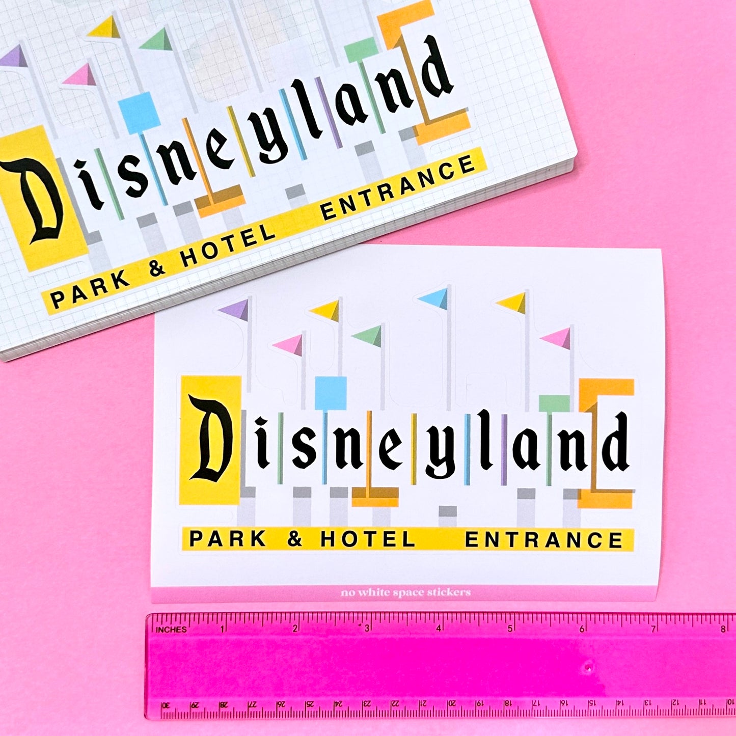 $1 DEAL - 5"x7" LARGE Journal/Paper Sticker - Vintage DL Sign