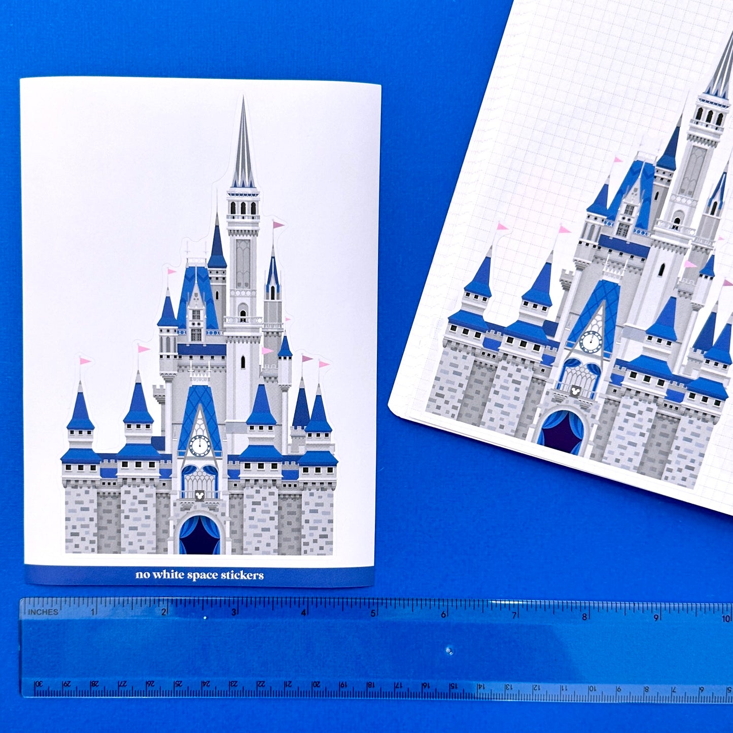 $1 DEAL - 5"x7" LARGE Journal/Paper  Sticker - OG MK Castle