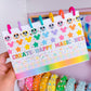 15MM Foiled Washi Tape - BOLD Rainbow Confetti