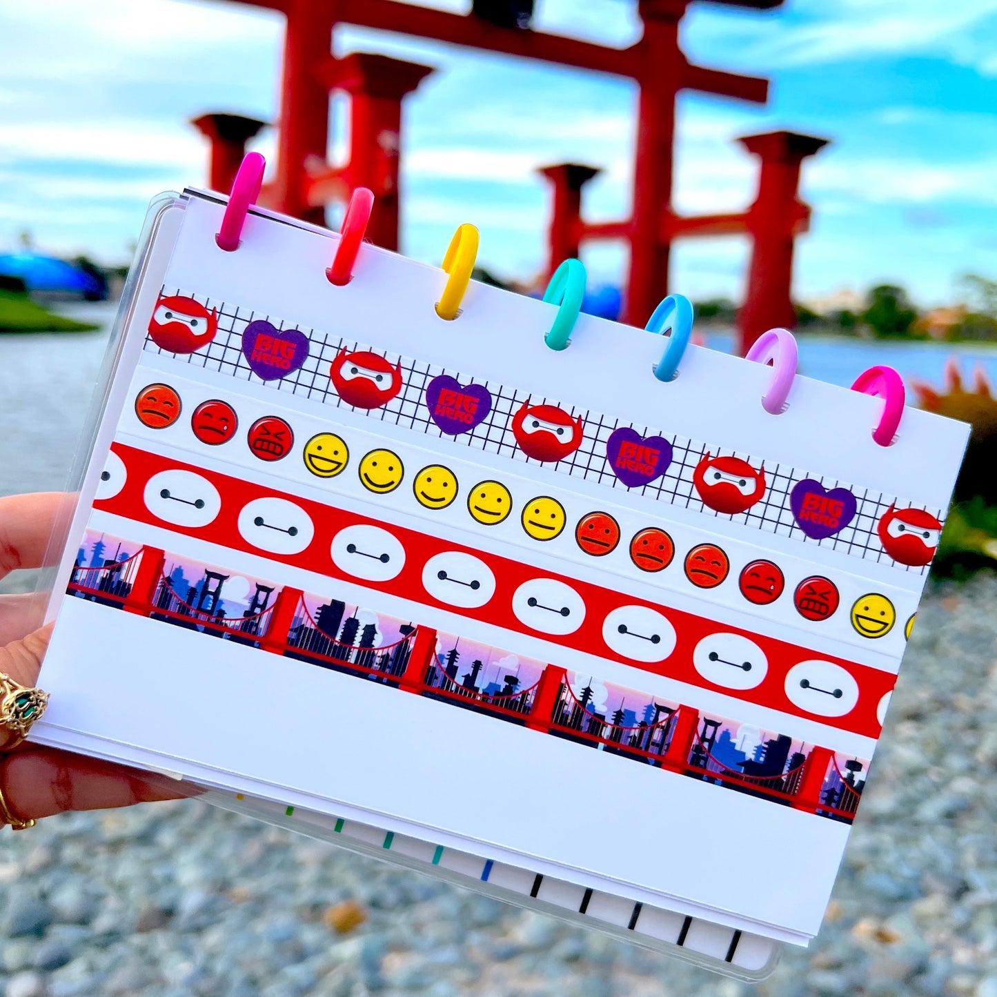 $1 DEAL! 15MM Washi Tape - Baymax Grid (BAYMAX)