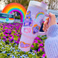 Glitter Waterproof Sticker - Epcot Rainbow