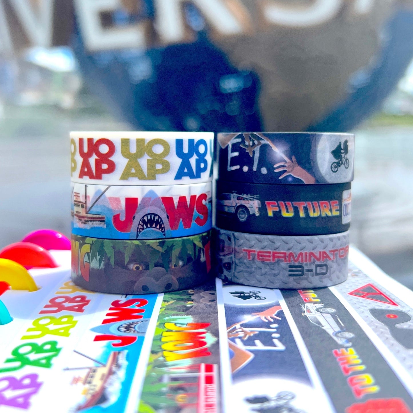 $1 DEAL! 15MM Washi Tape - Jaws (UNIVERSAL)
