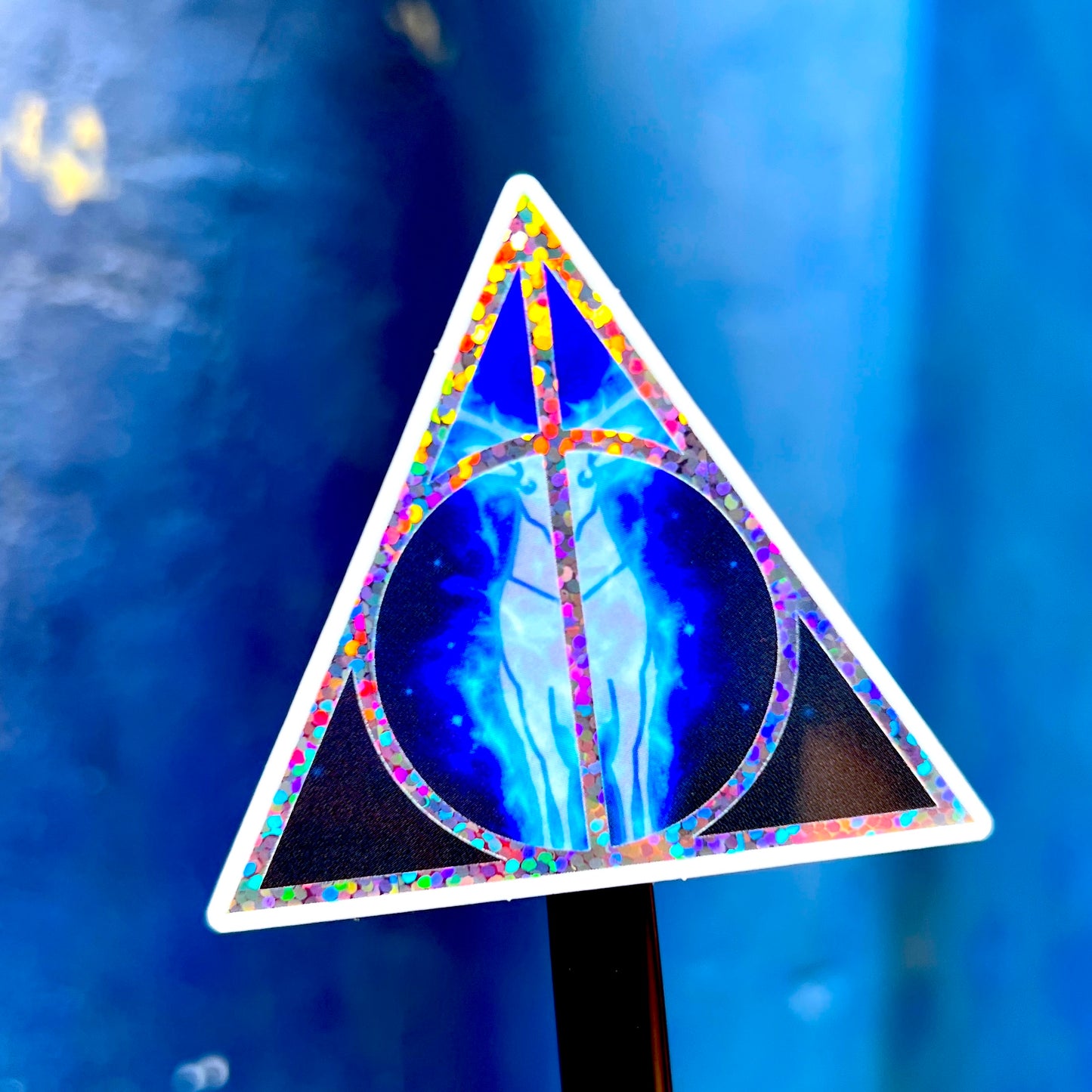 Wizard Patronus - Glitter Waterproof Sticker