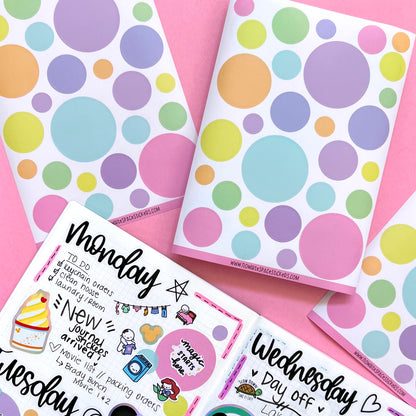 Journaling Shape Stickers - Pastels