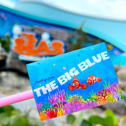 Greetings From "The Big Blue" - Ocean Friends Vinyl Waterproof Sticker
