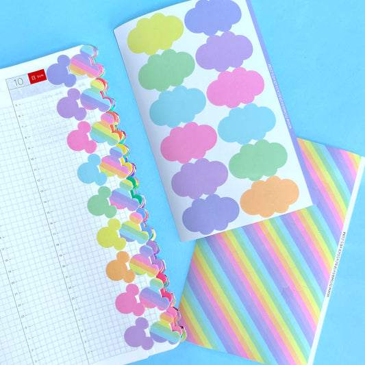 Medium Mouse Tabs - Pastels