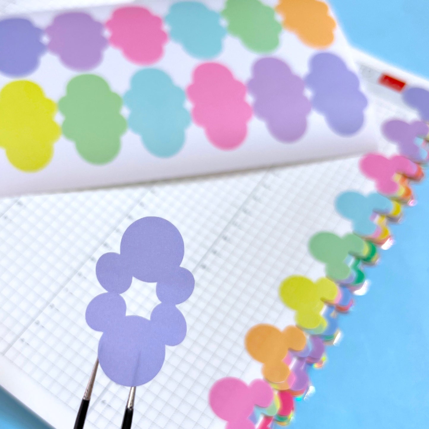 $1 DEAL - Medium Mouse Tabs - Pastels