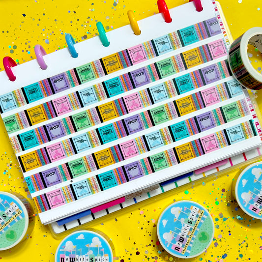 15MM Washi Tape - Vintage Park Ticket Books