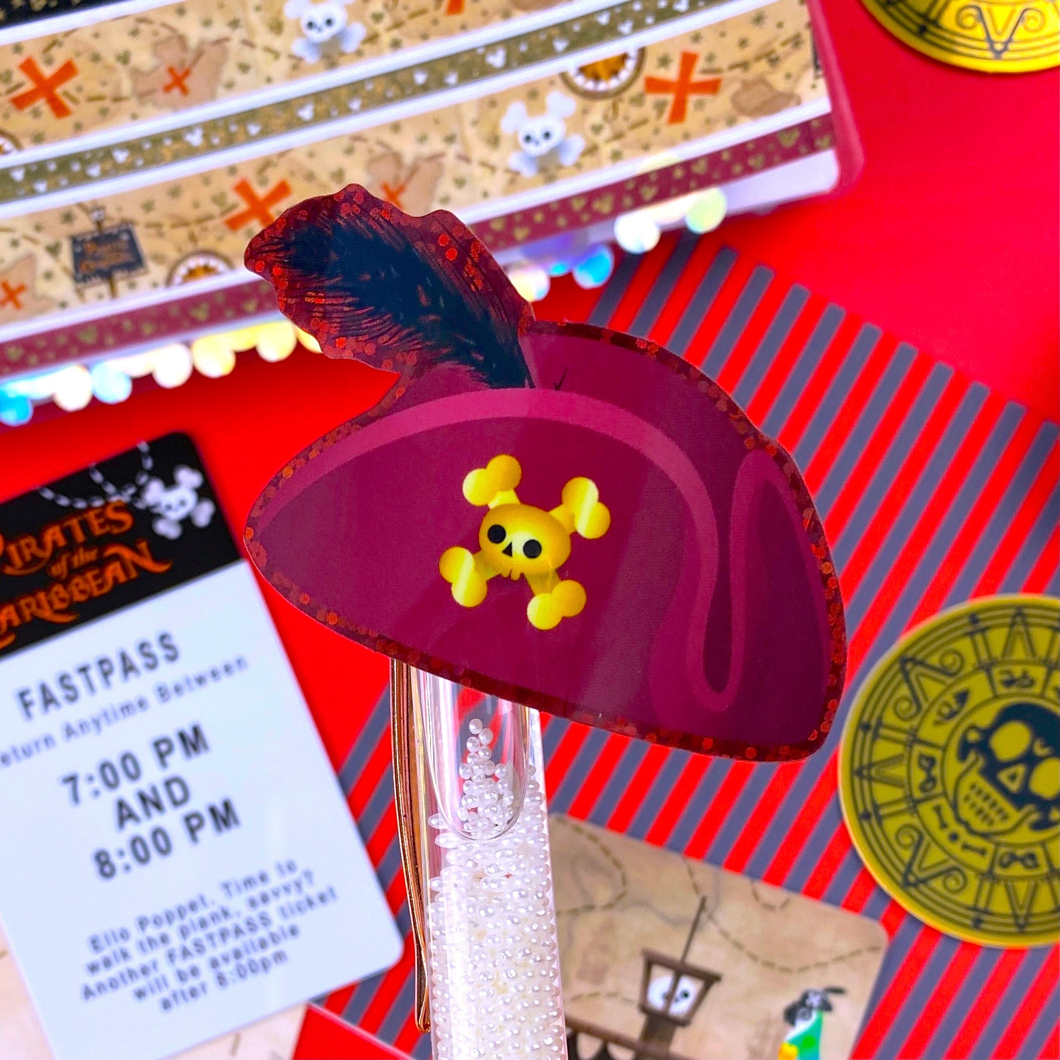 Waterproof Sticker Pirates Hat NoWhiteSpaceStickers