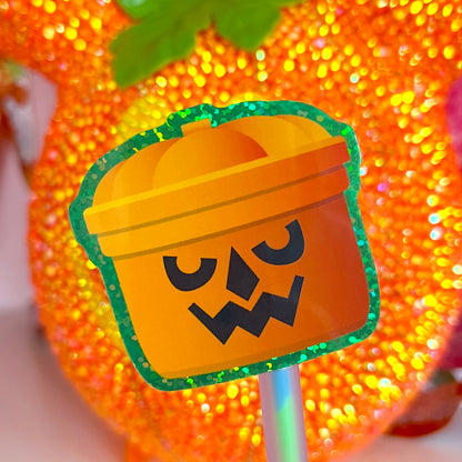 Lil' Halloween Buckets -  Glitter Waterproof Sticker