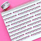 $1 DEAL - 2019 WASHI TAPE - 15MM OG Pink Monorail